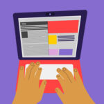 foros programación / contratar desarrolladores JavaScript ilustración